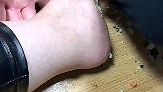 He Takes His Meal Thanks to My Feet...