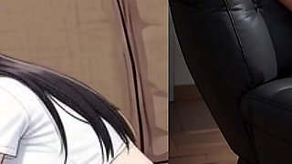 I Fucked My Girlfriend's Stepsister (19) While She Was Watching Hentai Anime