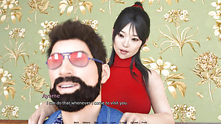 Laura Lustful Secrets: Japanese Wife Almost Got Caught by Her Husband Giving a Massage to Her Boss in His Office - Episode 105