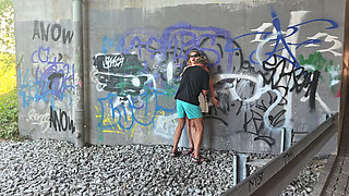Hard Fucking in Broad Daylight on the Way From the Train Station. Blowjobs, Fucking, Cunnilingus, and More.