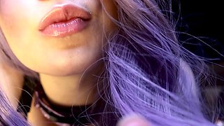 Maimy ASMR - Succubus Draining You POV, Kissing, Face