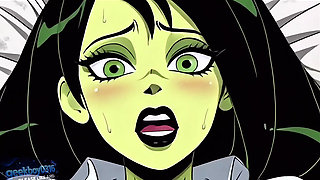 goth hot school teacher take care of the ugly man (Hentai 3D ai anime)