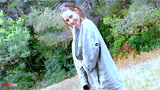 Moana Mendez: Sexy Hot Teen in the Forest Spreading Her Pussy