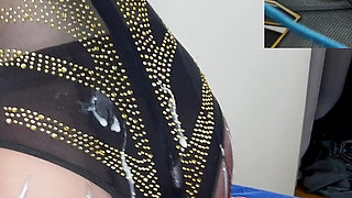 Elena Clark Nylon Leotard Masturbation