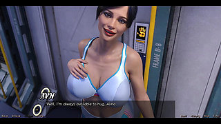 Stranded in Space - Military Girl with Big Tits Loves Femdom
