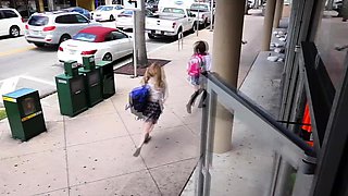 Indica Marie sucked Officer Mikes hard cock