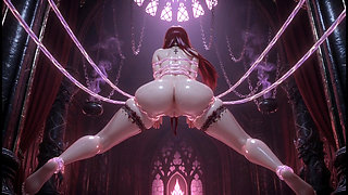 Bound Succubus Automatic Shibari Ropes Fuck Her