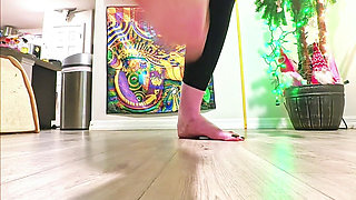 67 Giantess Size 16 Barefoot Stomp Destruction in Slow Motion