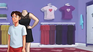 Debbie's Steamy Massage - Big Tits MILF Gets Fucked - Summertime Saga Part 1
