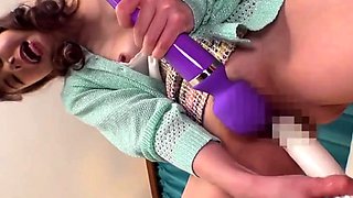 Amateur japanese teen toyed and fucked