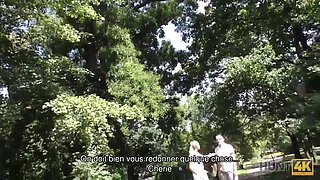 Hunt4k. elle a perdu son portefeuille mais a gagné une baise folle