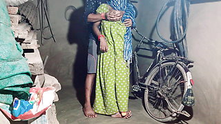 Indian Beautyful aunty fucked by stepbrother