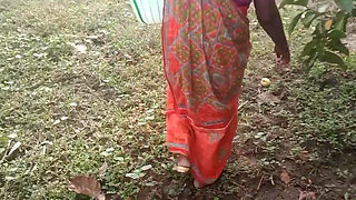 Indian village house wife wet pussy romance in forest outdoor