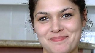 Suzy Belle With Innocent Face & Big Boobs Gets Anal On