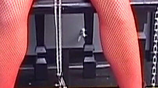 Mature Brunette MILF Bound for Nipple Clamp Play