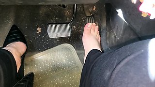 Close up foot fetish on cam