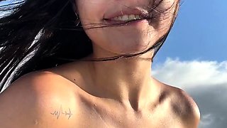 Wild Girl Brunette Solo Masturbation