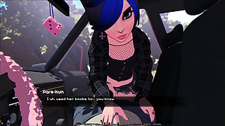 Hooked - Helen's Route: Deepthroat in the Car