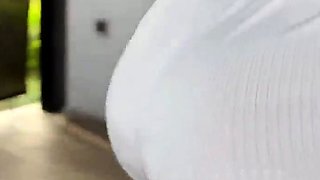 Amateur chick with a fat ass is punished with rough anal