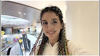 Blowjob In Public Toilet At A Shopping Mall - Public Cumwalk - Katty West