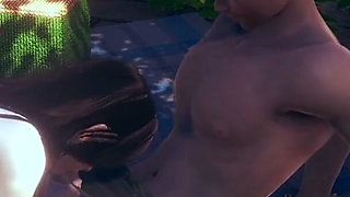 Beauty Chick Get Hard Fuck - 3D Animation