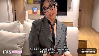 Boss Pounds Glasses-Wearing Iris Rodriguez
