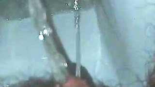 Backstage "she Peed and Wiped Her Wet, Hairy Pussy