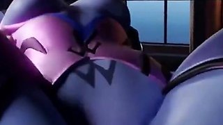 Gemma Gets Fucked and Anal, Purple Bald Pussy Widowmaker Fucking, Dick Slapping Lara Croft