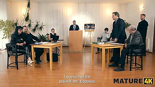 Santa and Gina get naughty with young stud while husband watches in secret