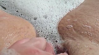 BBW Strips & Uses Sex Toys in Hot tub