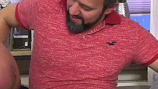 He Bangs Her Hot Granny Ass