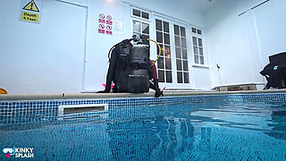Underwater Scuba Date in My Tight Wetsuit: 2nd Date Cum Play