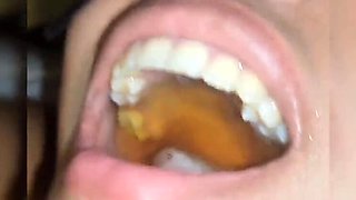 Desi Bihari Girl Mouth Fucking Neighbor Boyfriend - Blowjob & Cum in Mouth