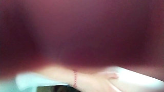 POV Real Amateur Couple's Bathroom Sex Image