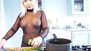 Hot asian teen brunette masturbating
