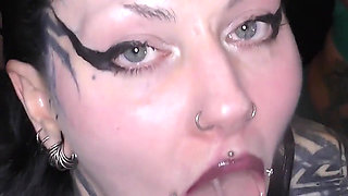 Tattooed Babes Are Ready to Suck and Deepthroat Some Long Dicks