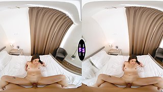 A couple has sex in different poses while the girl is filming herself