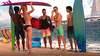 Dominos Beach 3 Topless Beach Beauties