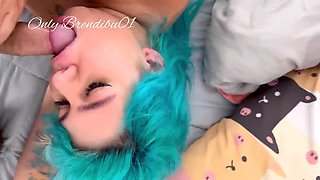 Me folle a mi hermanastra mientras descansaba, jism dentro de su coño // brendi_sg