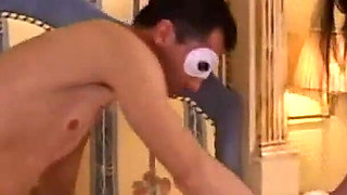 Masked Slut Takes the Cock From Behind