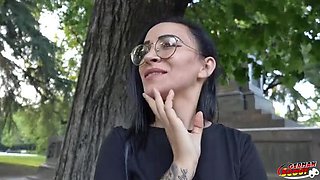 Natasha Ink First Anal Casting German Scout Glasses Teen Saggy Tits
