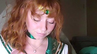 Pretty redhead webcam masturbation show