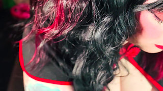 Miss Tina Snua Would Love To Smoke With You - Smoking A Cork cigarette With Match Light Up