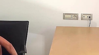 Strip Tease and Fuck with Cumming on Feet