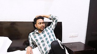 A COOL SUMPTUOUS OFFICE CHIEF CALL HIS DAMSEL SECRETARY IN HIS GUEST ROOM, INDIAN DESI FANTASTIC XXX LOVEMAKING