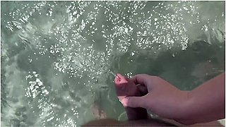Stranger Girl Helping To Pee Guy At The Public Beach Compilation