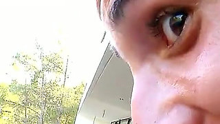 Sexy blonde skinny teen Venus Fucked by step brother by the pool