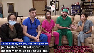 Channy Crossfire's Hot Gyno Exam - Asian Nurse Fingering Pussy in HD