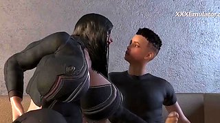 First Wild Night With The BBW Neighbor Milf (3D SexGame)