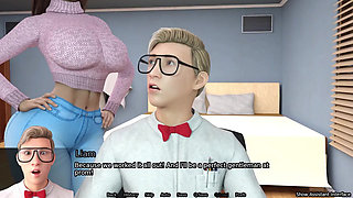 Sexbot #35 - Public Prom Fucking with Tight Spinner